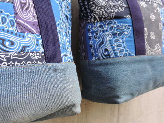 RAH TOKYOGIMMICKS BANDANA TOTE BAG ONLY ONE levis.JPG